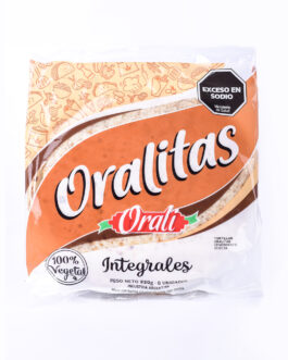 Orali – Tortilla con harina integral 6 unidades x 220 gr