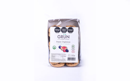 Grun - Pepas con mermelada de frambuesa x 150 gr