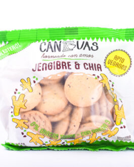 Canvas – Galletitas sabor jengibre y chia x 135 gr