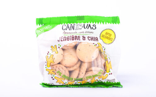 Canvas - Galletitas sabor jengibre y chia x 135 gr