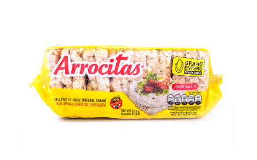 Arrocitas - Galletas de arroz integral yamaní con sal x 101 gr
