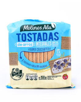 Molinos Ala – Tostadas de arroz integrales sin sal x 150 gr