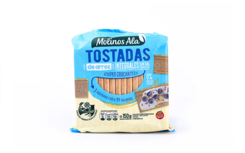 Molinos Ala - Tostadas de arroz integrales sin sal x 150 gr