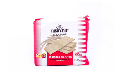 Risky Dit - Tostadas de arroz sin sal x 150 gr