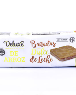 Deluxe – Galletitas de arroz bañadas sabor dulce de leche x 115 gr
