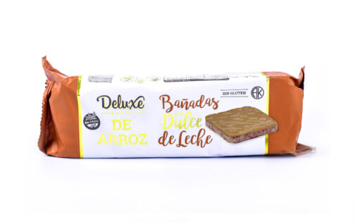 Deluxe - Galletitas de arroz bañadas sabor dulce de leche x 115 gr