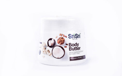 Sri Sri - Manteca corporal de karite, manteca de cacao, almendra y coco x 150 gr