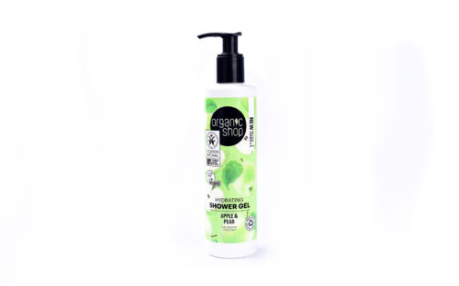 Organic Shop - Gel de ducha hidratante de manzana y pera x 280 ml
