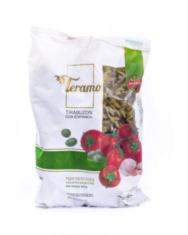 Teramo – Tirabuzón con espinaca x 500 gr