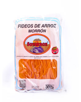 Soyarroz – Fideos de arroz morrón x 300 gr