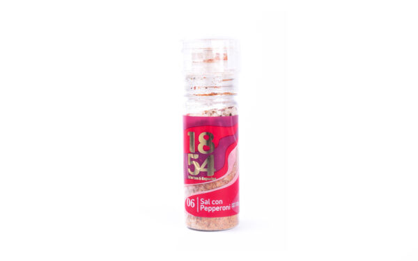 1854 - Molinillo premium sal con peperoni x 100 gr