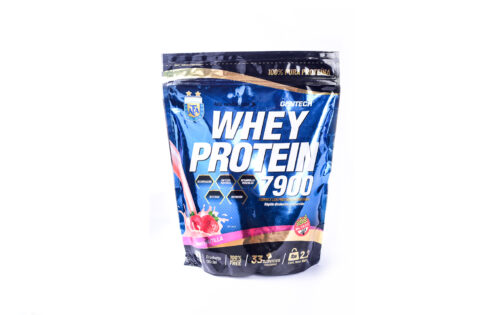 Gentech - Whey protein sabor frutilla x 1 kg