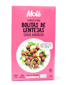 Mole – Bolitas de lentejas sabor barbacoa x 200 gr
