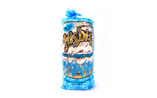 Frisbix - Discos de arroz integral sin sal x 100 gr