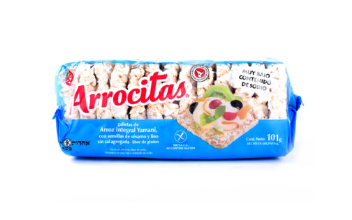 Arrocitas - Galletas de arroz integral yamaní sin sal x 101 gr