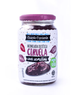 Cuarto Creciente – Mermelada light sabor ciruela c/semillas x 400 gr