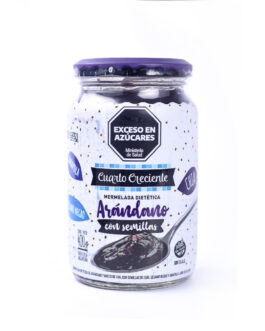 Cuarto Creciente – Mermelada light sabor arandanos c/semillas x 400 gr