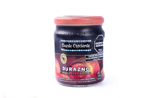 Cuarto Creciente - Mermelada con stevia sabor durazno x 280 gr