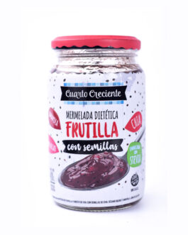 Cuarto Creciente – Mermelada light sabor frutilla c/semillas x 400 gr