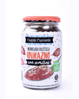 Cuarto Creciente – Mermelada light sabor durazno c/semillas x 440 gr