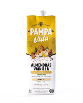 Pampa Vida – Leche de almendras sabor vainilla s/azucar x 1 lt