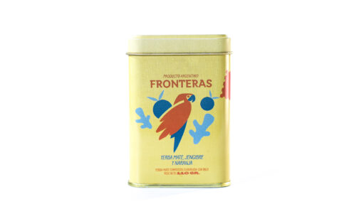 Fronteras - Yerba mate de jengibre y naranja x 110 gr