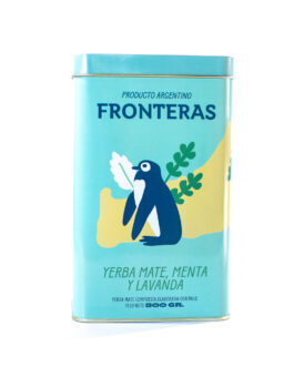 Fronteras – Yerba mate de menta y lavanda en lata x 500 gr