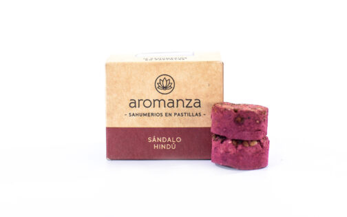 Aromanza - Sandalo hindu en pastillas x 12 u
