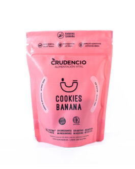Crudencio – Cookies de banana x 80 gr