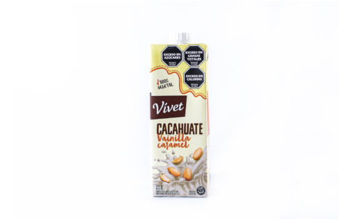 Vivet - Leche de cacahuate vainilla caramel x 1 lt