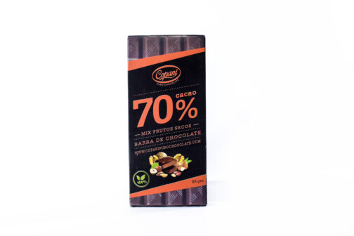 Copani - Chocolate 70% mix frutos secos x 65 gr