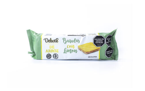 Deluxe - Galletitas de arroz bañadas sabor a limon x 115 gr