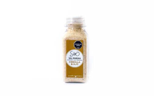 Shio - Sal marina con cebolla y ajo x 115 gr