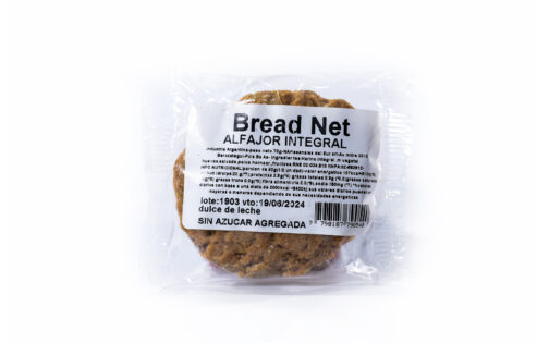 Bread Net - Alfajor integral de dulce de leche sin azucar x 70 gr