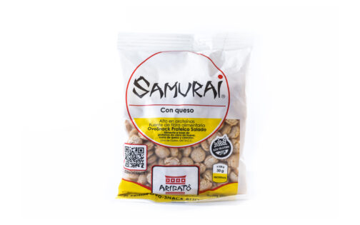 Samurai - Snack proteico salado con queso x 100 gr