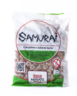 Samurai – Snack proteico dulce con quinoa y dulce de leche x 100 gr