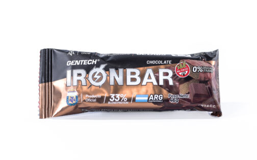 Gentech - Ironbar sabor chocolate x 46 gr