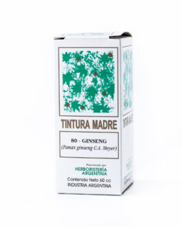 Drogueria Argentina – Tintura madre ginseng x 60 cc