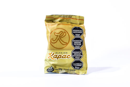 Kapac - Alfajor chocolate blanco x 60 gr