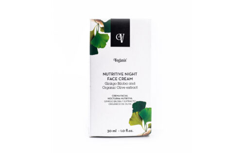 Veganis - Crema facial nocturna ginkgo biloba y oliva x 30 ml