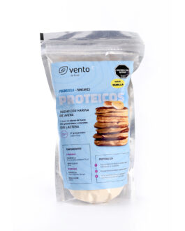 Vento – Premezcla para pancakes proteicos con harina de avena sabor vainilla x 450 gr