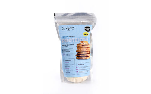 Vento - Premezcla para pancakes proteicos con harina de avena sabor vainilla x 450 gr